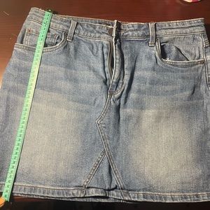 Denim mini shirt size 16 /32